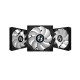 Ventilátor Lian Li ST120 RGB PWM 12cm RGB Fekete 3db-os + Vezérlő Ventilátor Lian Li ST120 RGB PWM 12cm RGB Fekete 3db-os + Vezérlő