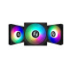 Ventilátor Lian Li ST120 RGB PWM 12cm RGB Fekete 3db-os + Vezérlő Ventilátor Lian Li ST120 RGB PWM 12cm RGB Fekete 3db-os + Vezérlő