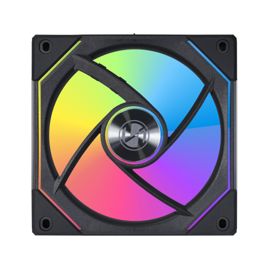 Ventilátor Lian Li UNI FAN SL-INF PWM 12cm RGB Fekete 3db-os + Vezérlő Ventilátor Lian Li UNI FAN SL-INF PWM 12cm RGB Fekete 3db-os + Vezérlő