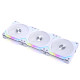 Ventilátor Lian Li UNI FAN SL120 V2 RGB PWM 12cm Fehér 3db-os Ventilátor Lian Li UNI FAN SL120 V2 RGB PWM 12cm Fehér 3db-os