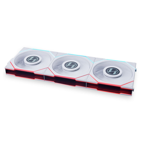 Ventilátor Lian Li UNI FAN TL LCD Series ventilátor 3db-os +vezérlő, 120mm, fehér Ventilátor Lian Li UNI FAN TL LCD Series ventilátor 3db-os +vezérlő, 120mm, fehér