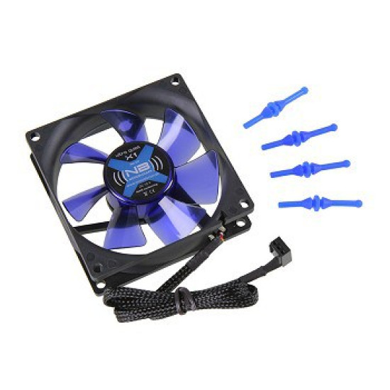 Ventilátor Noiseblocker BlackSilent Fan X1 8cm Ventilátor Noiseblocker BlackSilent Fan X1 8cm