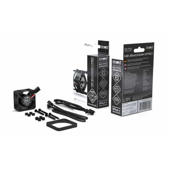Ventilátor Noiseblocker BlackSilent PRO PM-1 4cm Ventilátor Noiseblocker BlackSilent PRO PM-1 4cm