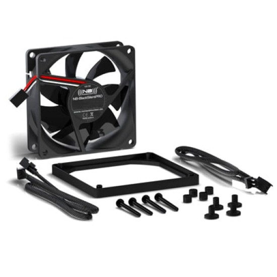 Ventilátor Noiseblocker BlackSilent PRO P-P 8cm Ventilátor Noiseblocker BlackSilent PRO P-P 8cm
