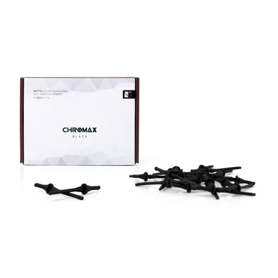 Ventilátor kiegészítő Noctua NA-SAV2 chromax.black vibráció csökkentő Ventilátor kiegészítő Noctua NA-SAV2 chromax.black vibráció csökkentő