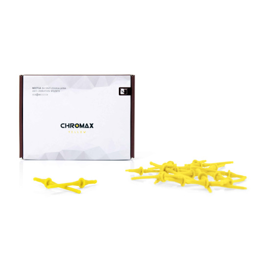 Ventilátor kiegészítő Noctua NA-SAV2 chromax.yellow vibráció csökkentő Ventilátor kiegészítő Noctua NA-SAV2 chromax.yellow vibráció csökkentő