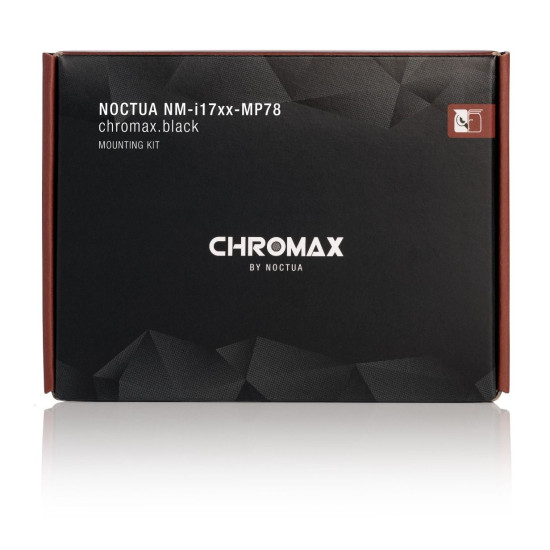 Processzor hűtő lefogató Noctua NM-i17xx-MP78 chromax.black Intel LGA 1700 Processzor hűtő lefogató Noctua NM-i17xx-MP78 chromax.black Intel LGA 1700
