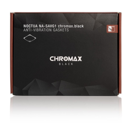 Ventilátor kiegészítő NOCTUA NA-SAVG1 chromax.black vibráció csökkentő 12cm Ventilátor kiegészítő NOCTUA NA-SAVG1 chromax.black vibráció csökkentő 12cm