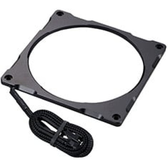 Ventilátor rács PHANTEKS Halos Lux 14cm RGB led Alu Fekete Ventilátor rács PHANTEKS Halos Lux 14cm RGB led Alu Fekete