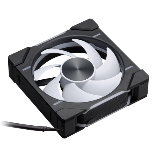 Ventilátor PHANTEKS D30 PWM Regular Airflow D-RGB L 12cm, Fekete Ventilátor PHANTEKS D30 PWM Regular Airflow D-RGB L 12cm, Fekete