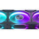 Ventilátor PHANTEKS D30 PWM Regular Airflow D-RGB L 12cm, Fekete Ventilátor PHANTEKS D30 PWM Regular Airflow D-RGB L 12cm, Fekete