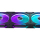 Ventilátor PHANTEKS D30 PWM Reverse Airflow D-RGB - 140mm, Fekete Ventilátor PHANTEKS D30 PWM Reverse Airflow D-RGB - 140mm, Fekete