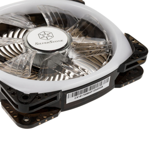 Ventilátor Silverstone SST-AP124-ARGB, RGB ventilátor - 120mm Ventilátor Silverstone SST-AP124-ARGB, RGB ventilátor - 120mm