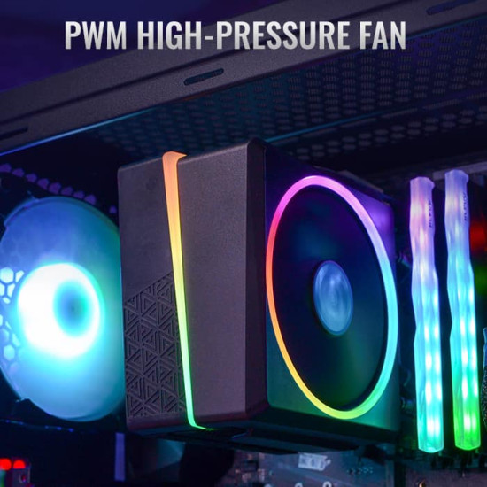 Processzor hűtő Aerocool Cylon 4 ARGB PWM 12cm Processzor hűtő Aerocool Cylon 4 ARGB PWM 12cm