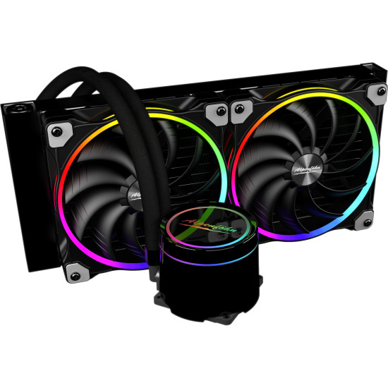 Processzor hűtő AIO Alpenföhn Gletscherwasser 280 ARGB 28cm Fekete Processzor hűtő AIO Alpenföhn Gletscherwasser 280 ARGB 28cm Fekete