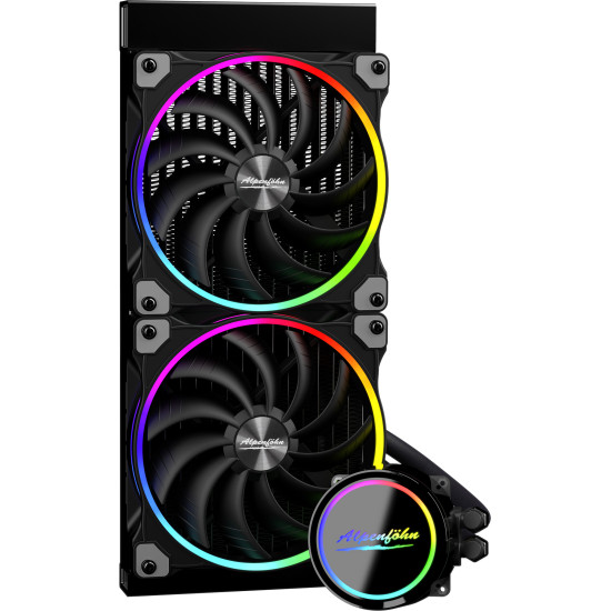 Processzor hűtő AIO Alpenföhn Gletscherwasser 280 ARGB 28cm Fekete Processzor hűtő AIO Alpenföhn Gletscherwasser 280 ARGB 28cm Fekete