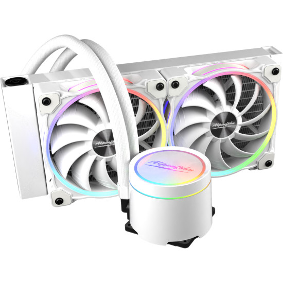 Processzor hűtő AIO Alpenföhn Gletscherwasser 240 HS ARGB 24cm Fehér Processzor hűtő AIO Alpenföhn Gletscherwasser 240 HS ARGB 24cm Fehér