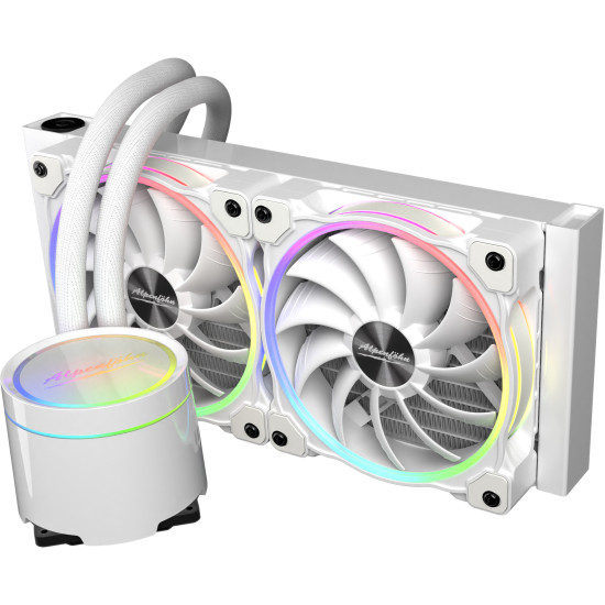Processzor hűtő AIO Alpenföhn Gletscherwasser 240 HS ARGB 24cm Fehér Processzor hűtő AIO Alpenföhn Gletscherwasser 240 HS ARGB 24cm Fehér