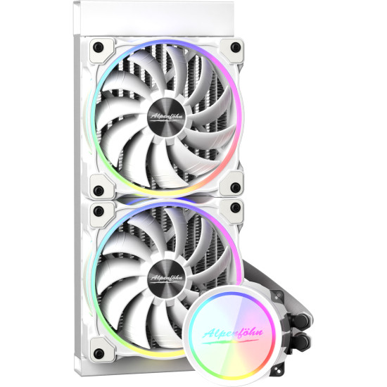 Processzor hűtő AIO Alpenföhn Gletscherwasser 240 HS ARGB 24cm Fehér Processzor hűtő AIO Alpenföhn Gletscherwasser 240 HS ARGB 24cm Fehér