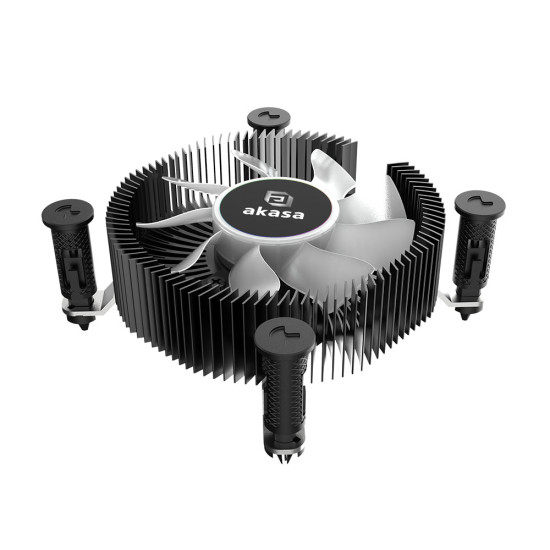 Processzor hűtő Akasa Chroma iLG aRGB S1700, low profile Processzor hűtő Akasa Chroma iLG aRGB S1700, low profile