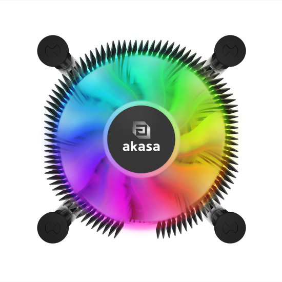 Processzor hűtő Akasa Chroma iLG aRGB S1700, low profile Processzor hűtő Akasa Chroma iLG aRGB S1700, low profile