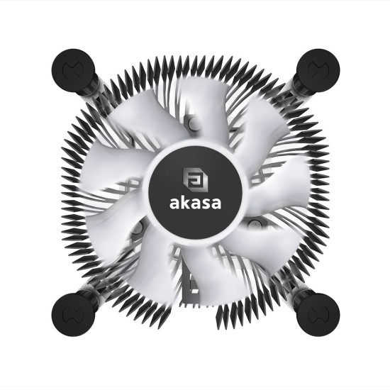 Processzor hűtő Akasa Chroma iLG aRGB S1700, low profile Processzor hűtő Akasa Chroma iLG aRGB S1700, low profile