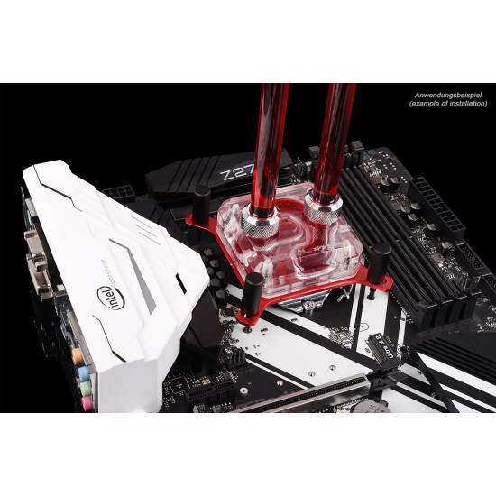 Processzor hűtő Vízhűtő blokk Alphacool Eisblock XPX Polished clear Processzor hűtő Vízhűtő blokk Alphacool Eisblock XPX Polished clear