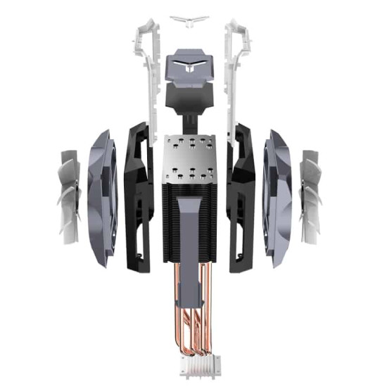Processzor hűtő Jonsbo CR-1100 Fekete ARGB PWM 12cm Processzor hűtő Jonsbo CR-1100 Fekete ARGB PWM 12cm
