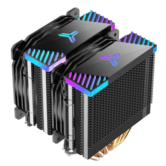 Processzor hűtő Jonsbo CR-2000GT Fekete ARGB PWM 2x12cm Processzor hűtő Jonsbo CR-2000GT Fekete ARGB PWM 2x12cm
