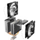 Processzor hűtő Jonsbo CR-2000GT Fekete ARGB PWM 2x12cm Processzor hűtő Jonsbo CR-2000GT Fekete ARGB PWM 2x12cm