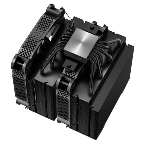Processzor hűtő Jonsbo HX7280 Fekete PWM 2x 14cm Processzor hűtő Jonsbo HX7280 Fekete PWM 2x 14cm