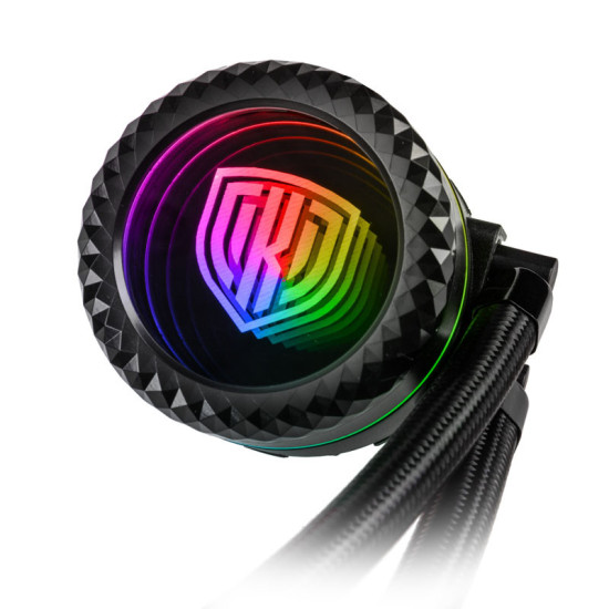 Processzor hűtő AIO Kolink Void 120 ARGB 12cm Fekete Processzor hűtő AIO Kolink Void 120 ARGB 12cm Fekete