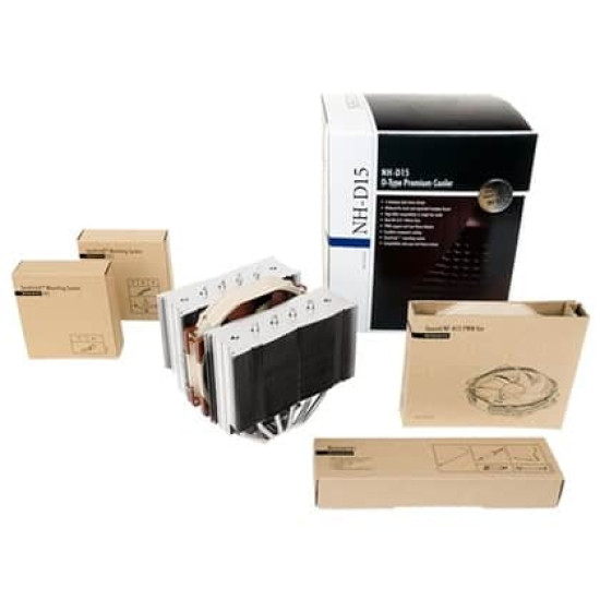 Processzor hűtő Noctua NH-D15 14cm chromax.black Processzor hűtő Noctua NH-D15 14cm chromax.black