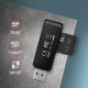Kártyaolvasó Axagon CRE-S2N, USB-A 3.2 Gen 1, SD, microSD, fekete Kártyaolvasó Axagon CRE-S2N, USB-A 3.2 Gen 1, SD, microSD, fekete
