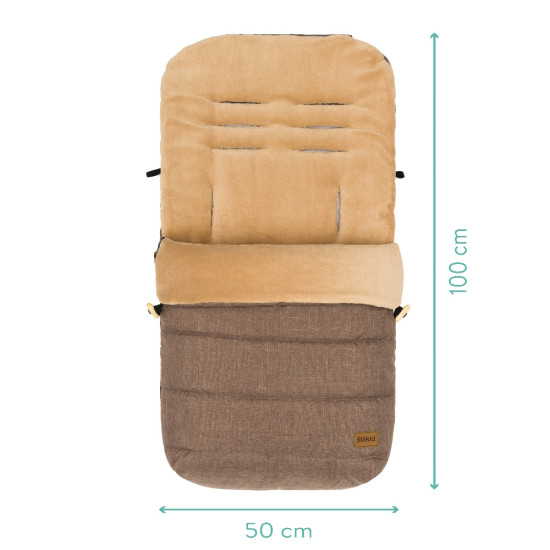 Fillikid bundazsák babakocsiba - Lanin barna 8415-27 Fillikid bundazsák babakocsiba - Lanin barna 8415-27