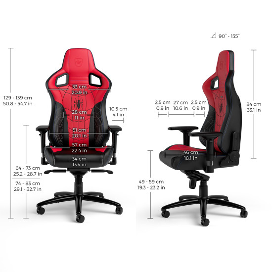 Gamer szék noblechairs EPIC Spider-Man Edition Gamer szék noblechairs EPIC Spider-Man Edition