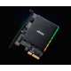 SSD beépítő keret Akasa M.2 PCIe és M.2 SATA SSD adapter RGB LED SSD beépítő keret Akasa M.2 PCIe és M.2 SATA SSD adapter RGB LED