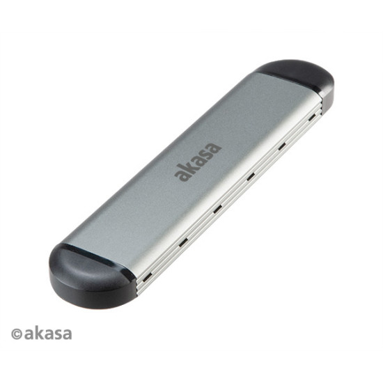 SSD Ház Akasa Portable M.2 SATA / NVMe SSD - USB 3.1 Gen 2 SSD Ház Akasa Portable M.2 SATA / NVMe SSD - USB 3.1 Gen 2