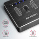 SSD Dokkoló AXAGON ADSA-M2C NVMe CLONE DUAL SSD Docking Station, Fekete SSD Dokkoló AXAGON ADSA-M2C NVMe CLONE DUAL SSD Docking Station, Fekete