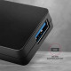 HUB AXAGON HUE-G1A Superspeed USB-A Slim Hub, 4x USB 3.0 - 15cm, fekete HUB AXAGON HUE-G1A Superspeed USB-A Slim Hub, 4x USB 3.0 - 15cm, fekete