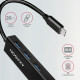 HUB AXAGON HMC-GL3A USB-C-Hub, 3x USB-A, Gbit-LAN HUB AXAGON HMC-GL3A USB-C-Hub, 3x USB-A, Gbit-LAN