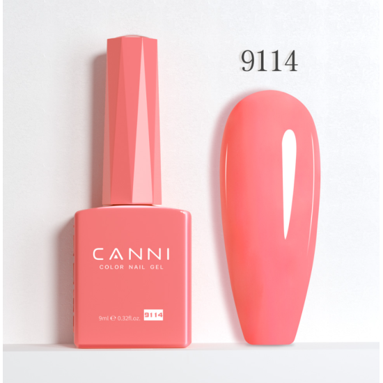 CANNI HEMA FREE UV/LED gél lakk 9ml- No.9114 CANNI HEMA FREE UV/LED gél lakk 9ml- No.9114