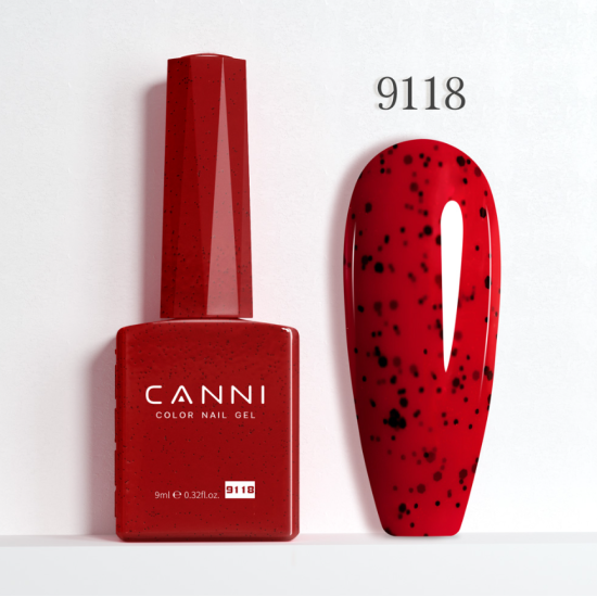 CANNI HEMA FREE UV/LED gél lakk 9ml- No.9118 CANNI HEMA FREE UV/LED gél lakk 9ml- No.9118