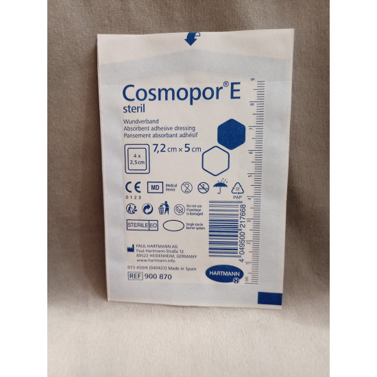 Cosmopor® E szigetkötszer (7,2x5cm; 1 db) Cosmopor® E szigetkötszer (7,2x5cm; 1 db)