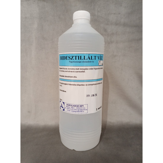 Bidesztillált víz 1000ml