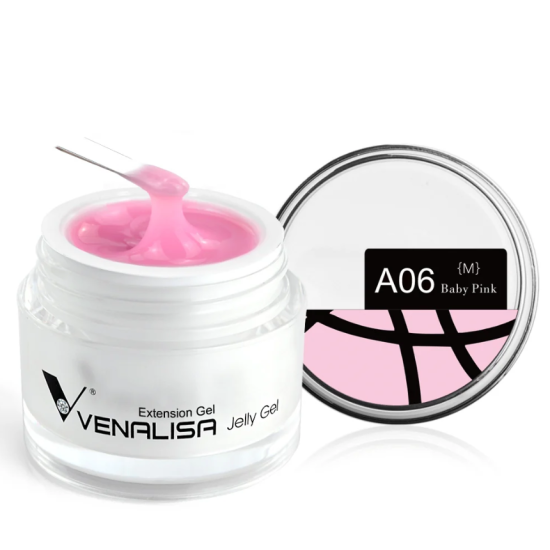 Venalisa Jelly Gel - új formula - 30 ml építőzselé - A06 Baby Pink Venalisa Jelly Gel - új formula - 30 ml építőzselé - A06 Baby Pink