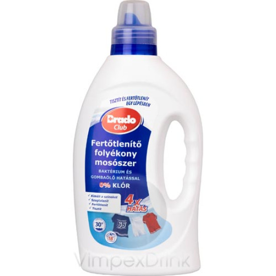 BRADO CLUB FERTŐTLENÍTŐ FOLYÉKONY MOSÓSZER UNIVERZÁLIS 1L BRADO CLUB FERTŐTLENÍTŐ FOLYÉKONY MOSÓSZER UNIVERZÁLIS 1L