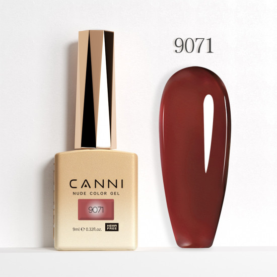 CANNI HEMA FREE UV/LED gél lakk 9ml No.9025 CANNI HEMA FREE UV/LED gél lakk 9ml No.9025