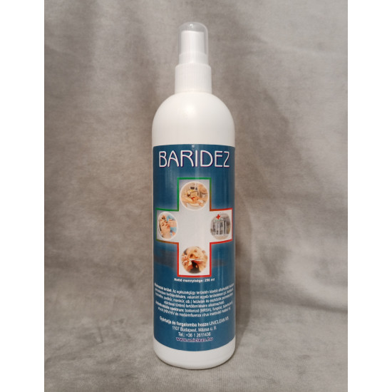 Baridez felület fertőtlenítőszer 250ml Baridez felület fertőtlenítőszer 250ml