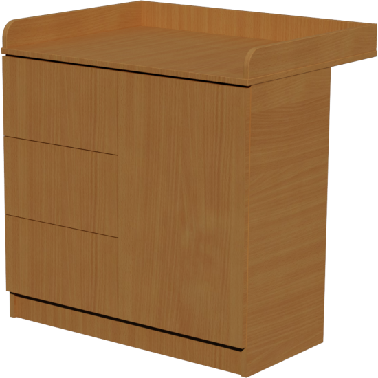 Peti pelenkázó 90x40x85-ös méretben. Bükk színben Peti pelenkázó 90x40x85-ös méretben. Bükk színben